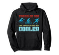 Triathlon Dad Like Regular Dad But Hoodie - Casual Everyday Wear Men Women - T-Shirt, Sweatshirt, Hoodie