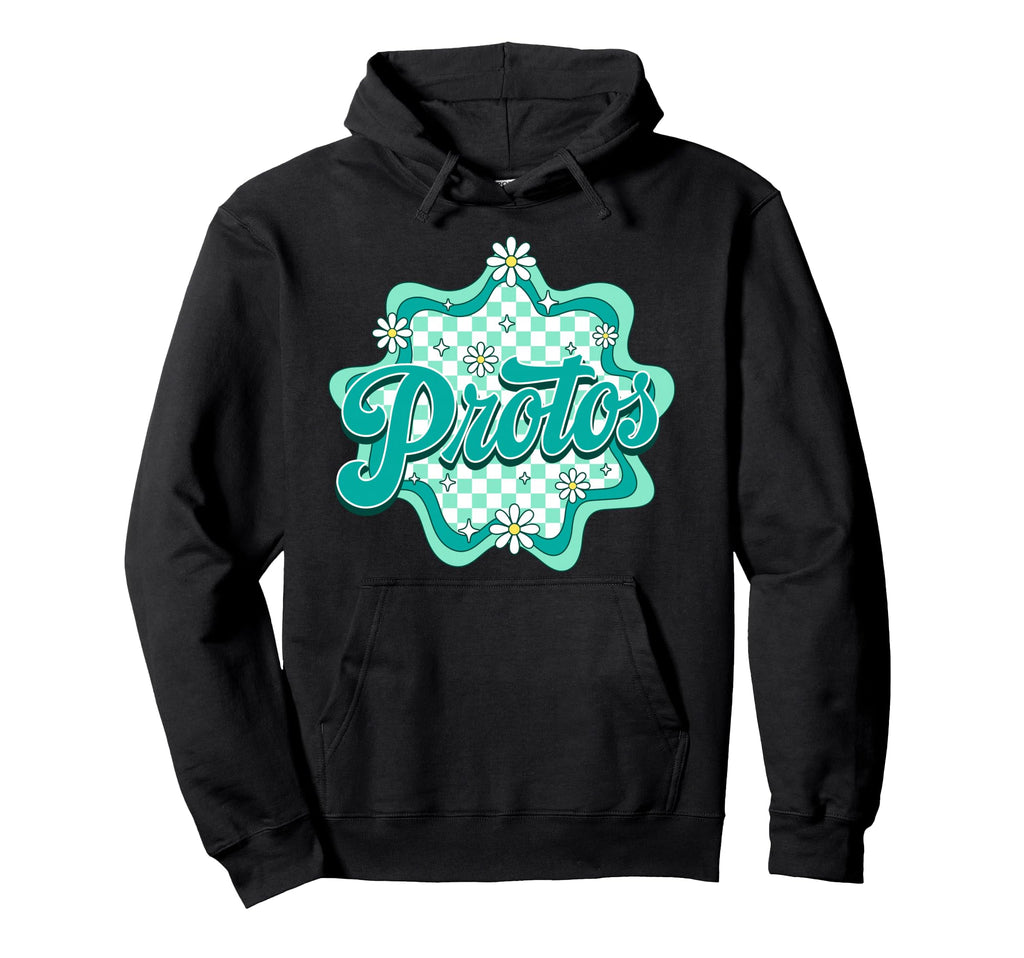 Protos Floral Team Name School Spirit Hoodie - Streetwear Style for Adults - T-Shirt, Sweatshirt, Hoodie