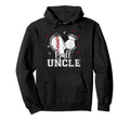 Ball Uncle Baseball Soccer Heart Nana Hoodie - Novelty Apparel for Adults - T-Shirt, Sweatshirt, Hoodie