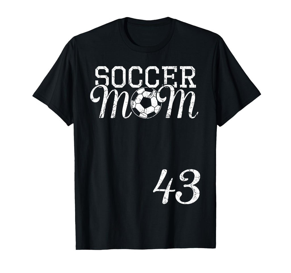 Soccer Mom Jersey Number 43 Favorite T-Shirt - Custom Art Print Men Women - T-Shirt, Sweatshirt, Hoodie