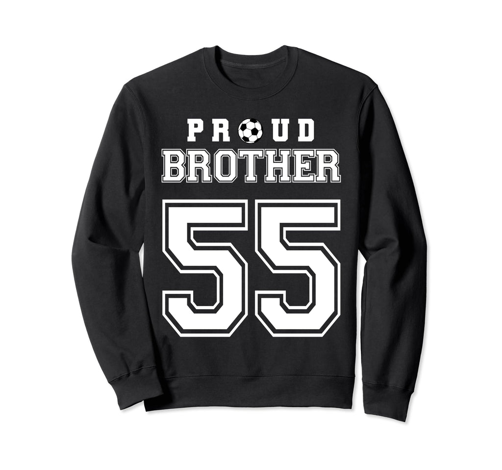 Number 55 Custom Proud Soccer Sweatshirt - Casual Everyday Wear for Adults - T-Shirt, Sweatshirt, Hoodie