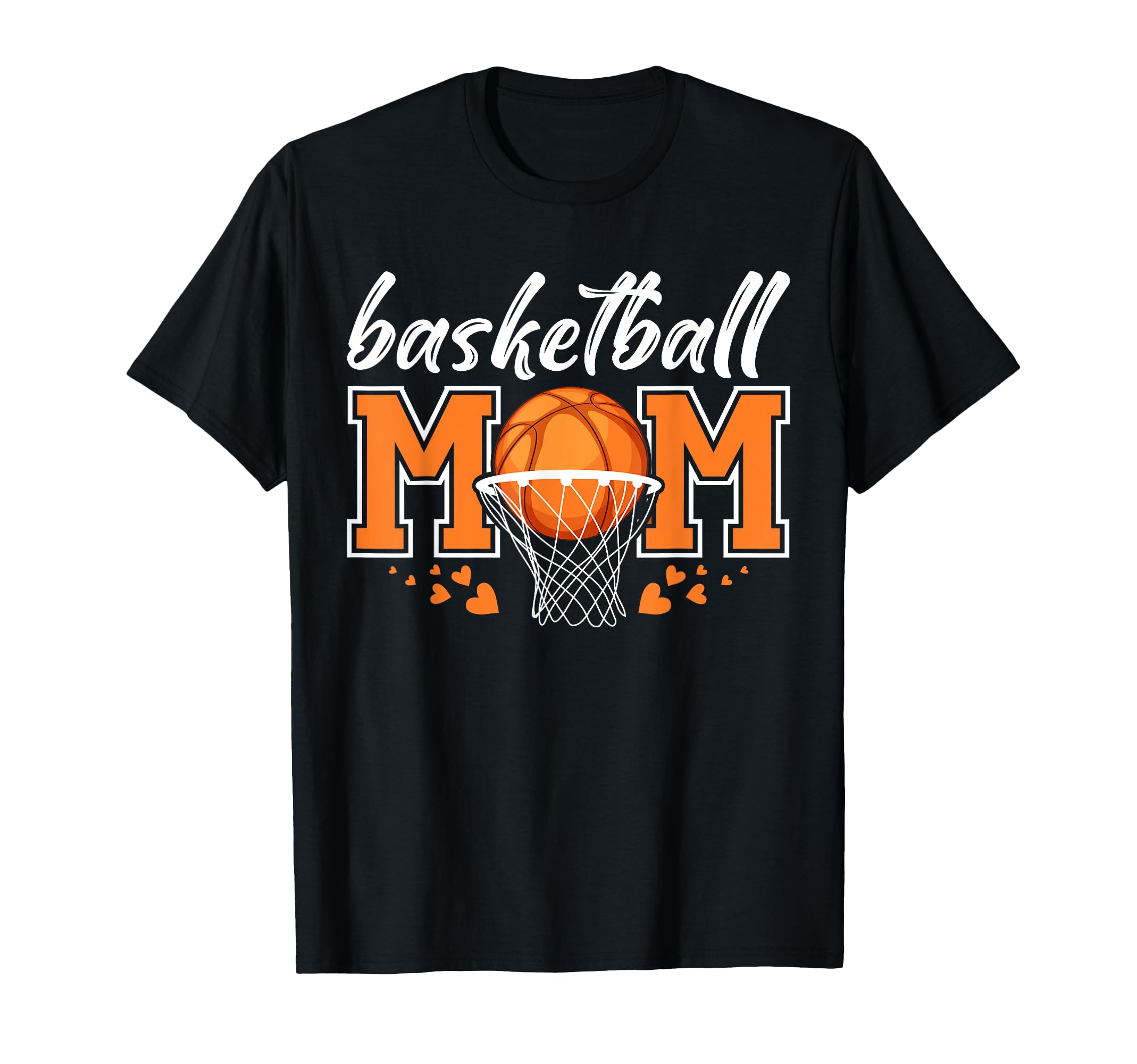 Basketball Mom Mama Mothers Game Day T-Shirt - Custom Art Print for Adults - T-Shirt, Sweatshirt, Hoodie