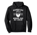 Cooler Bearded Dad Novelty Funny Beard Hoodie - Aesthetic Graphic Unisex - T-Shirt, Sweatshirt, Hoodie