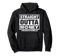 Straight Outta Money Dad Funny Fathers Hoodie - Graphic Print for Adults - T-Shirt, Sweatshirt, Hoodie
