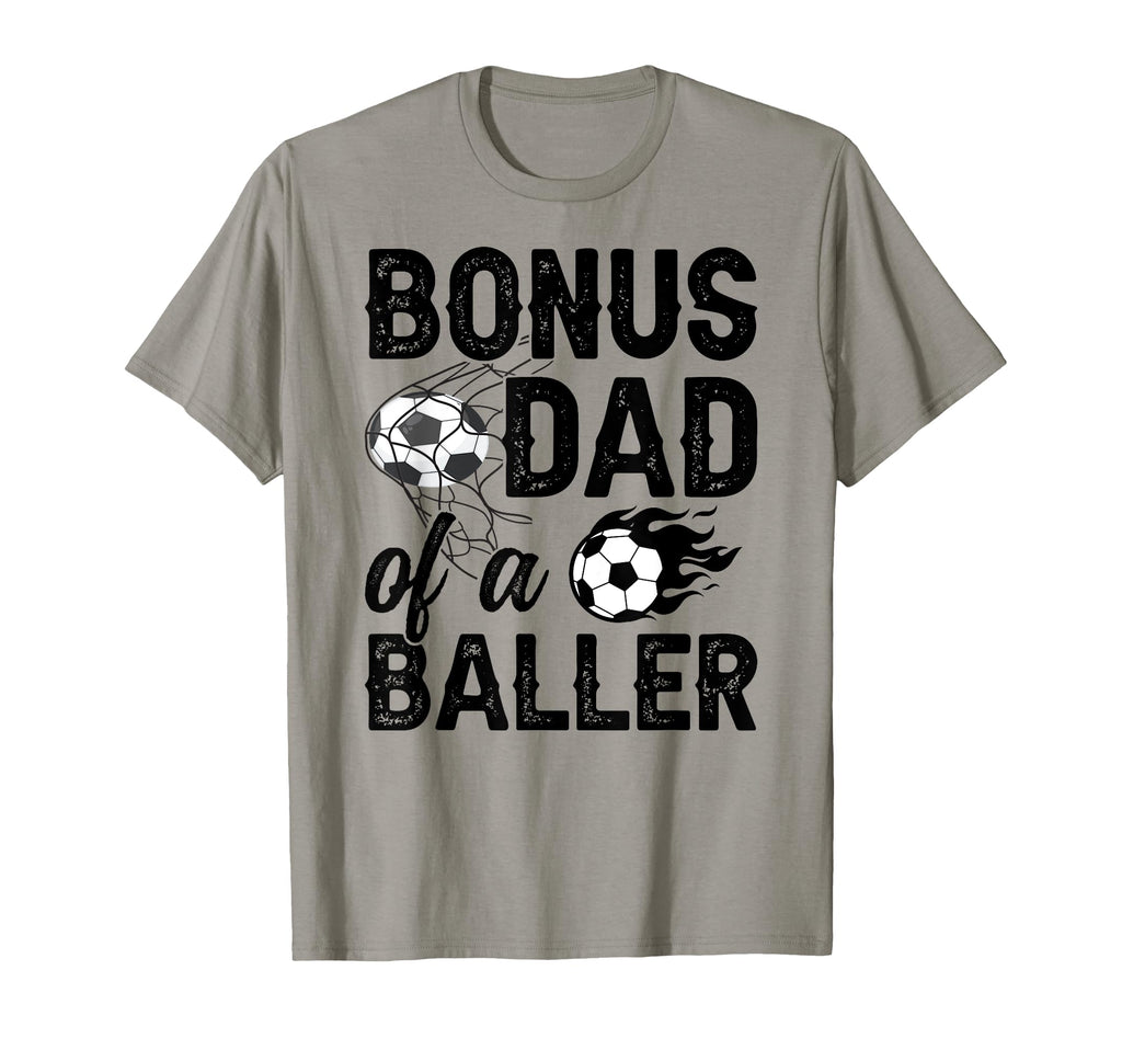 Bonus Dad Baller Soccer Bonus Dad T-Shirt - Aesthetic Graphic for Adults - T-Shirt, Sweatshirt, Hoodie