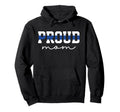 Proud Mom Blue Line Police Officer Mom Hoodie - Trendy Graphic Men Women - T-Shirt, Sweatshirt, Hoodie