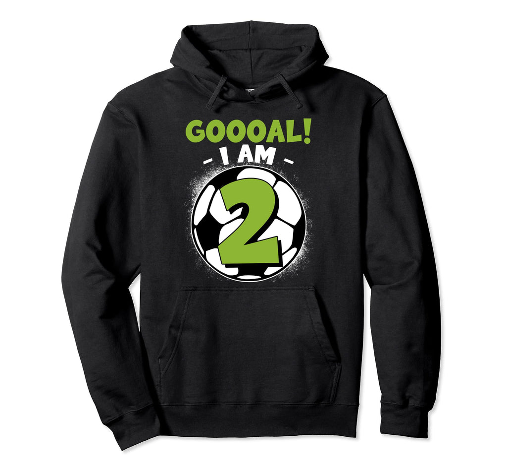 2 Year Old Birthday Soccer Themed Hoodie - Minimalist Print for Adults - T-Shirt, Sweatshirt, Hoodie