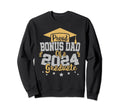 Proud Bonus Dad 2024 Graduate Senior Sweatshirt - Unique Graphic Unisex - T-Shirt, Sweatshirt, Hoodie