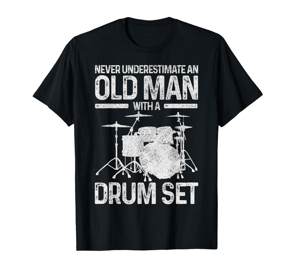 Drummer Drum Kit Drummer Funny Gift T-Shirt - Graphic Print for Adults - T-Shirt, Sweatshirt, Hoodie