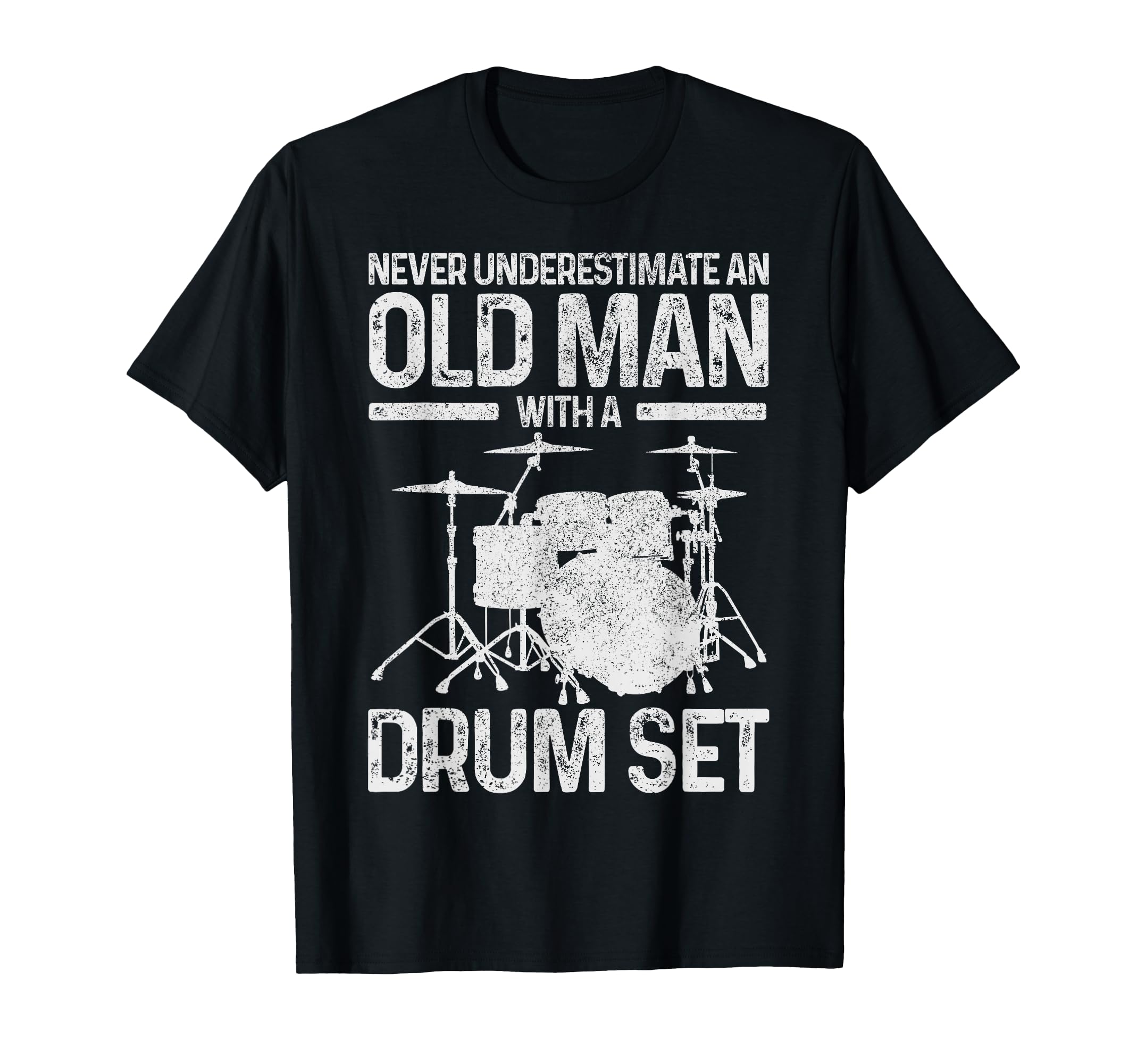 Drummer Drum Kit Drummer Funny Gift T-Shirt - Graphic Print for Adults - T-Shirt, Sweatshirt, Hoodie