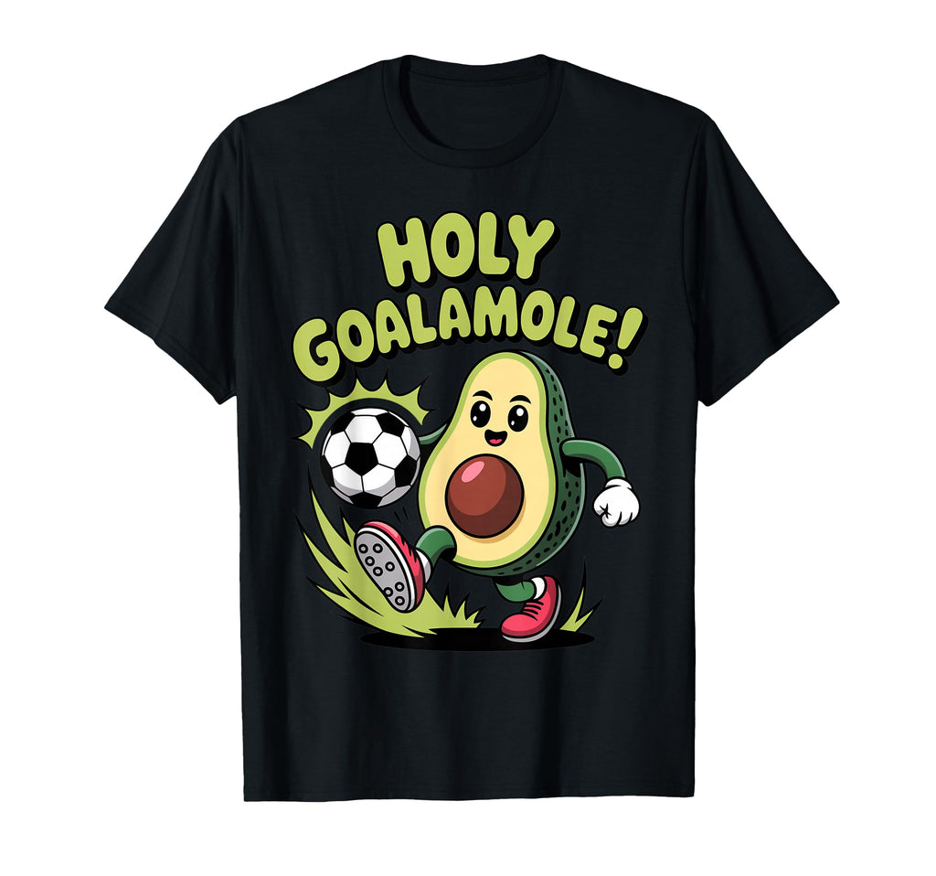 Holy Goalamole Funny Avocado Soccer T-Shirt - Custom Art Print for Adults - T-Shirt, Sweatshirt, Hoodie