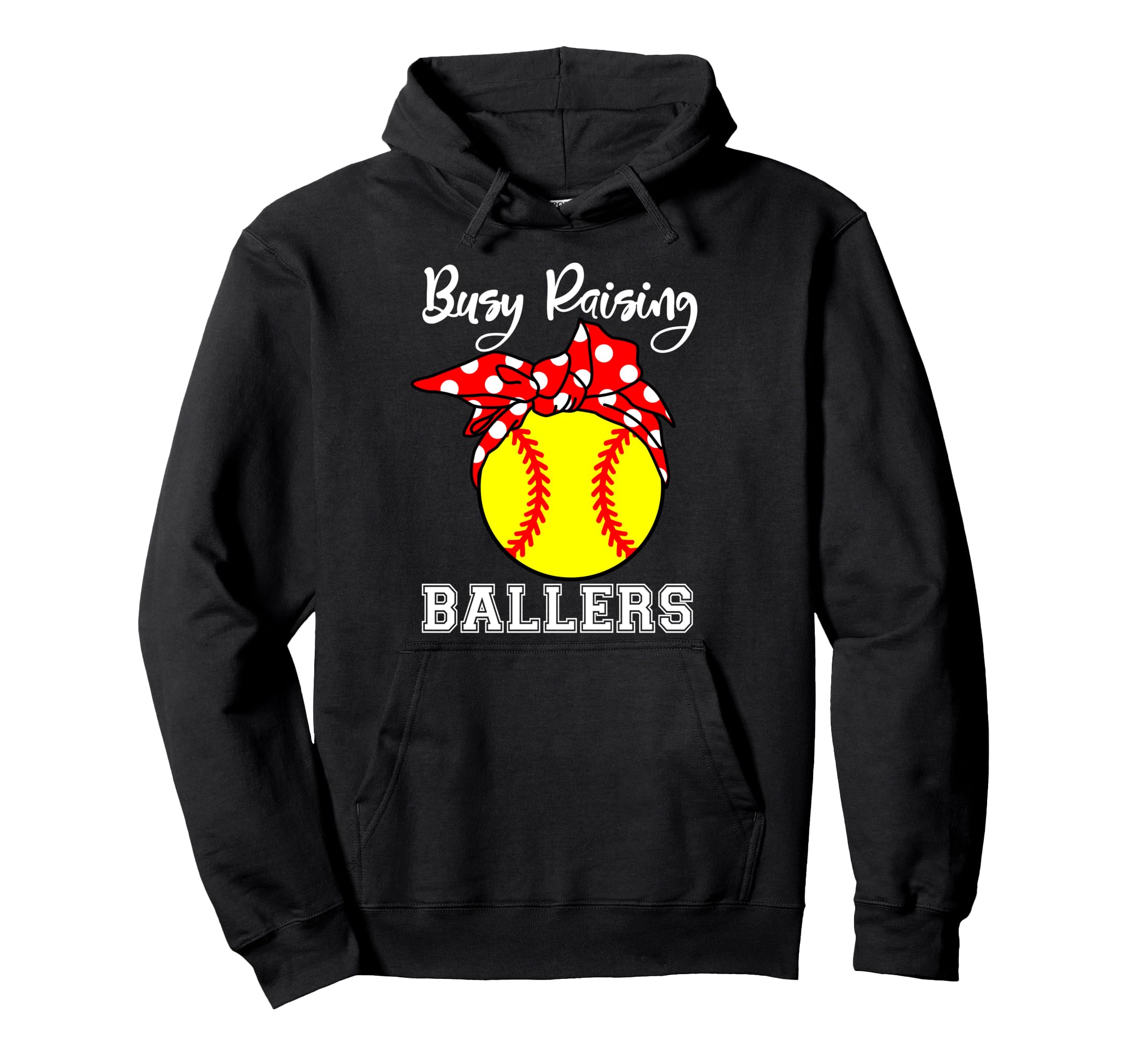 Busy Raising Ballers Mom Funny Hoodie - Aesthetic Graphic Men Women - T-Shirt, Sweatshirt, Hoodie