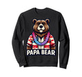 Papa Bear Gifts Funny Birthday Sweatshirt - Aesthetic Graphic for Adults - T-Shirt, Sweatshirt, Hoodie