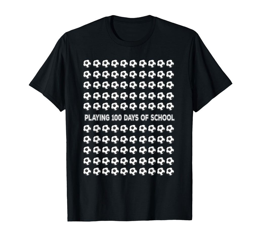 100 Days School Soccer 100Th Day T-Shirt - Casual Everyday Wear Men Women - T-Shirt, Sweatshirt, Hoodie