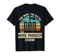 Myth Legend Dad Movie Producer T-Shirt - Minimalist Print Men Women - T-Shirt, Sweatshirt, Hoodie
