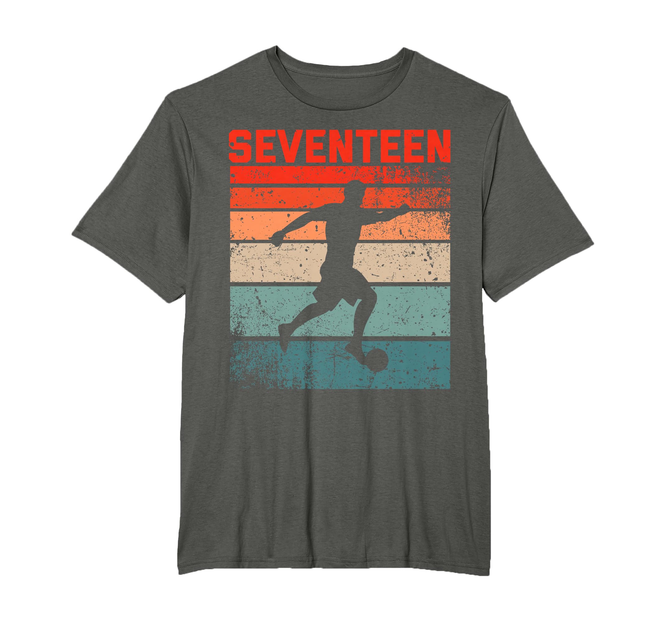 17Th Birthday Soccer 17 Years Old T-Shirt - Novelty Apparel Men Women - T-Shirt, Sweatshirt, Hoodie