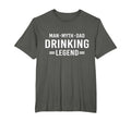 Myth Legend Dad Drinking T-Shirt - Custom Art Print Men Women - T-Shirt, Sweatshirt, Hoodie