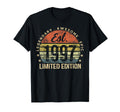 Est 1997 29Th Birthday Gifts 29 Year T-Shirt - Streetwear Style Men Women - T-Shirt, Sweatshirt, Hoodie