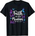Christian Bible Verse Quote Butterfly Matthew 17:20 - Adult & Kids T-Shirts, Sweatshirts & Hoodies apparel design preview 1