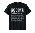 Definition Soccer T-Shirt - Custom Art Print Unisex - T-Shirt, Sweatshirt, Hoodie