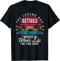 Funny Retirement Retired I Worked My Whole Life for - Adult & Kids T-Shirts, Sweatshirts & Hoodies apparel design preview 1