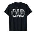Dad Two Gifts Daddy 2 Sons Fathers Day T-Shirt - Aesthetic Graphic Unisex - T-Shirt, Sweatshirt, Hoodie