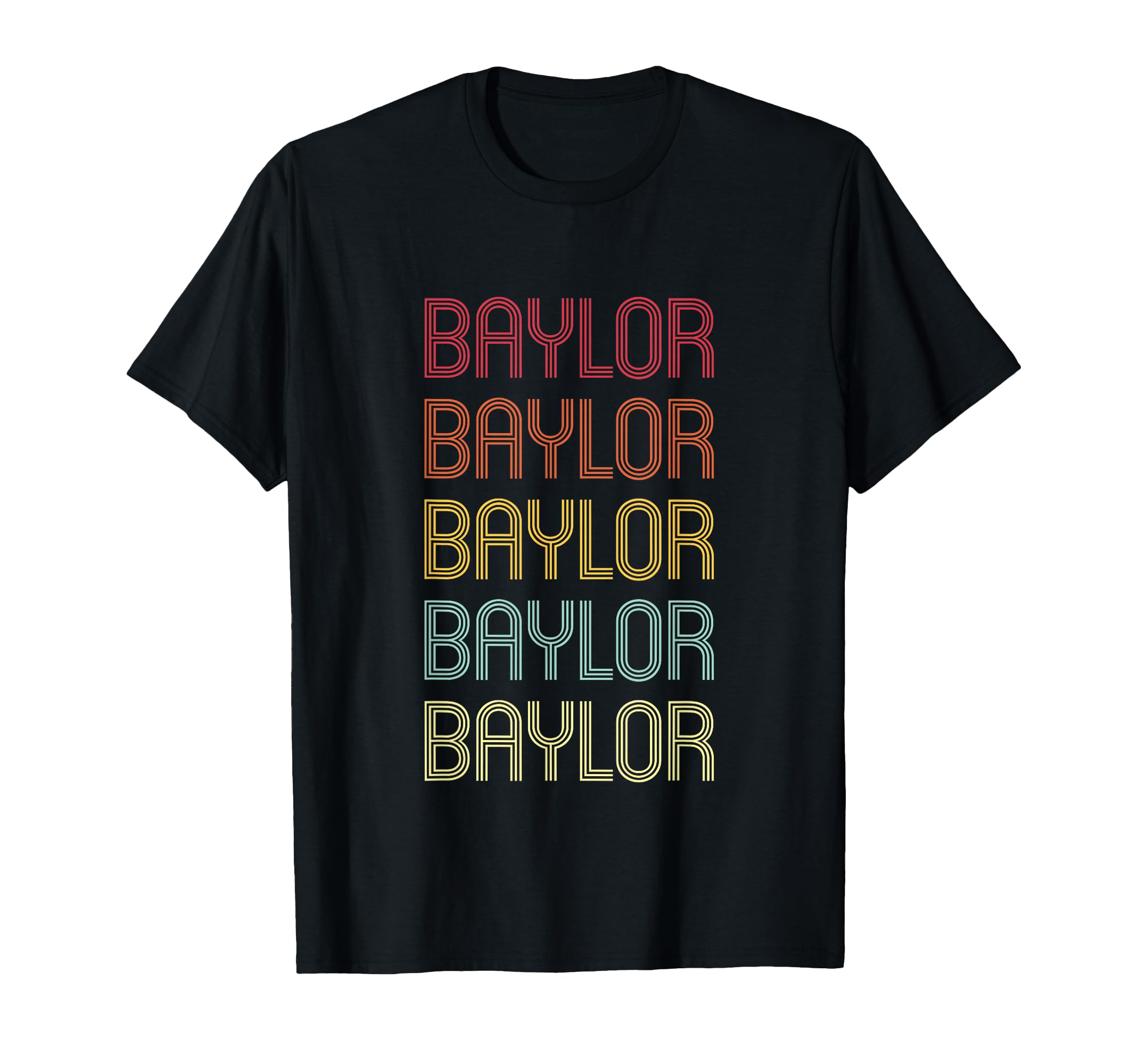 Baylor Wordmark Pattern Personalized T-Shirt - Fun Novelty Design Unisex - T-Shirt, Sweatshirt, Hoodie