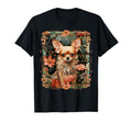Chihuahua Gifts Long Haired Fawn T-Shirt - Custom Art Print Unisex - T-Shirt, Sweatshirt, Hoodie