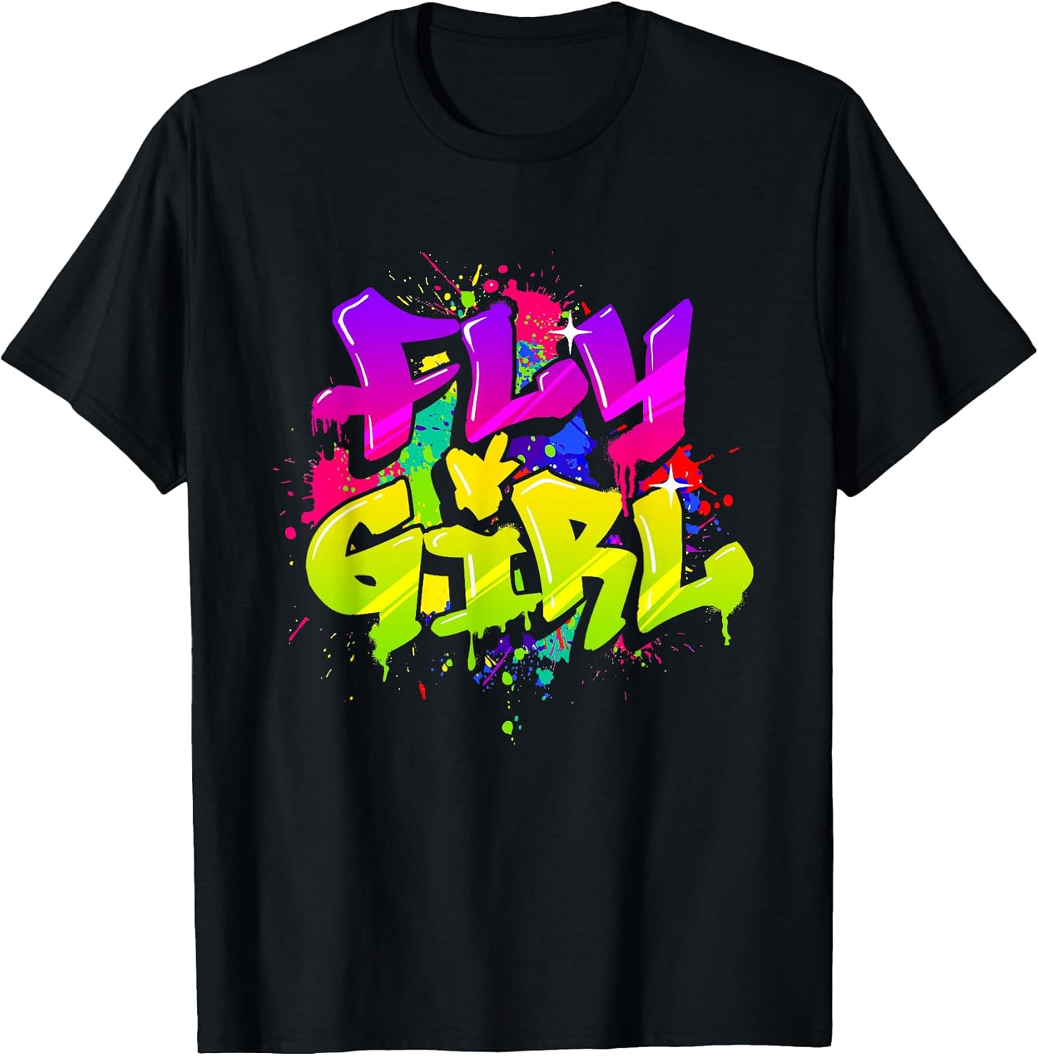 Fly Girl 80s 90s Old School Hip Hop Dance - Adult & Kids T-Shirts, Sweatshirts & Hoodies apparel design preview 1