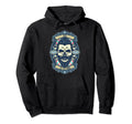 Dad To Bone Skull Fathers Day Bearded Hoodie - Streetwear Style for Adults - T-Shirt, Sweatshirt, Hoodie