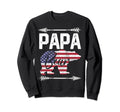 Papa Bear 4Th July American Flag Usa Sweatshirt - Unique Graphic Men Women - T-Shirt, Sweatshirt, Hoodie