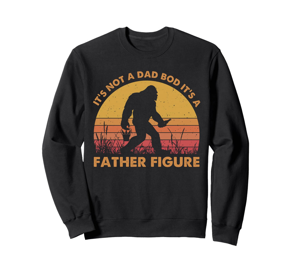 Bigfoot Dad Bod Father Figure Sweatshirt - Graphic Print for Adults - T-Shirt, Sweatshirt, Hoodie
