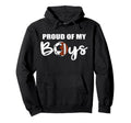 Proud My Funny Football Soccer Mom Hoodie - Aesthetic Graphic Men Women - T-Shirt, Sweatshirt, Hoodie