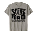 Softball Dad Just Like Baseball Dad T-Shirt - Aesthetic Graphic for Adults - T-Shirt, Sweatshirt, Hoodie
