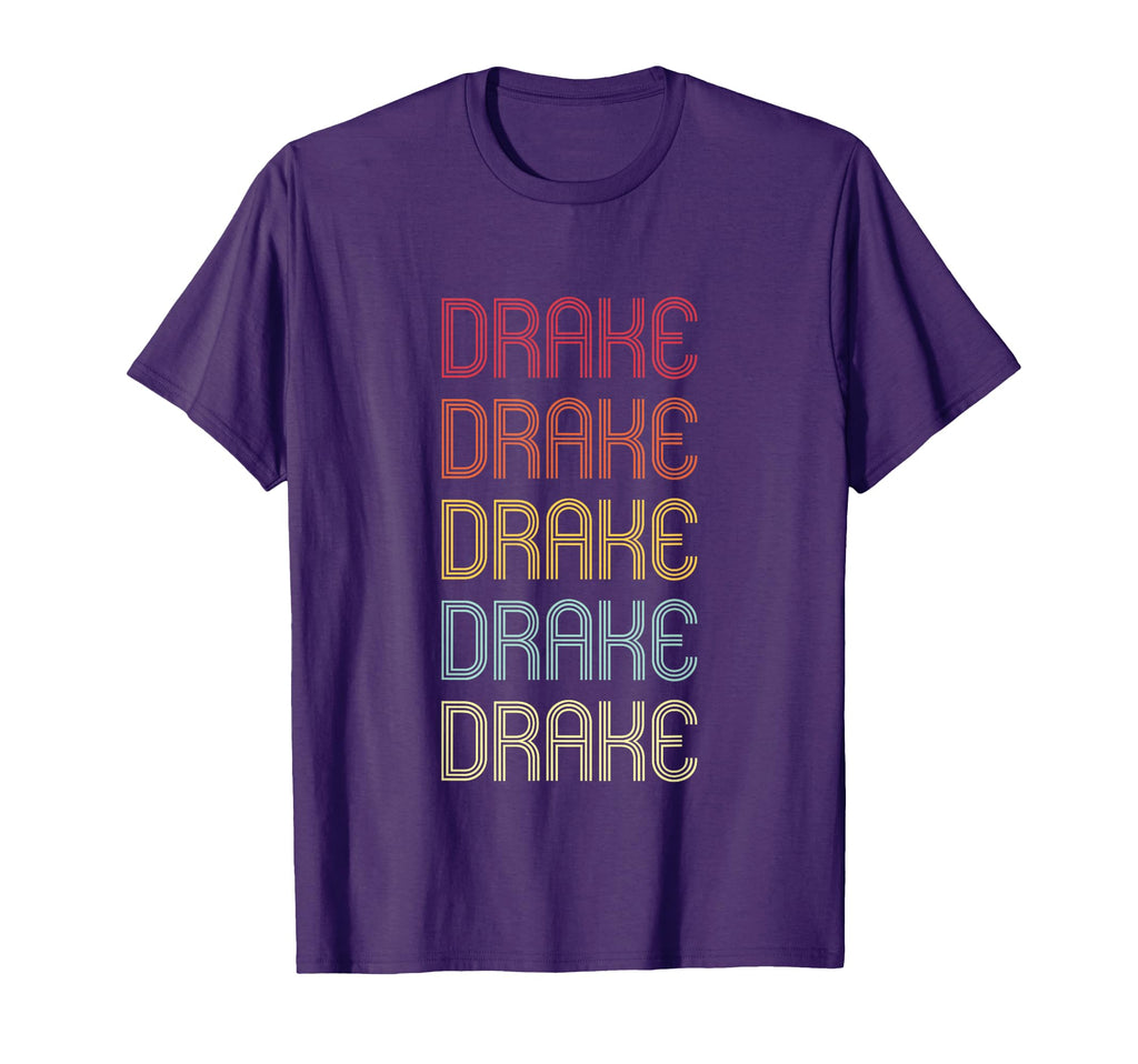 Drake Wordmark Pattern Personalized T-Shirt - Fun Novelty Design Men Women - T-Shirt, Sweatshirt, Hoodie