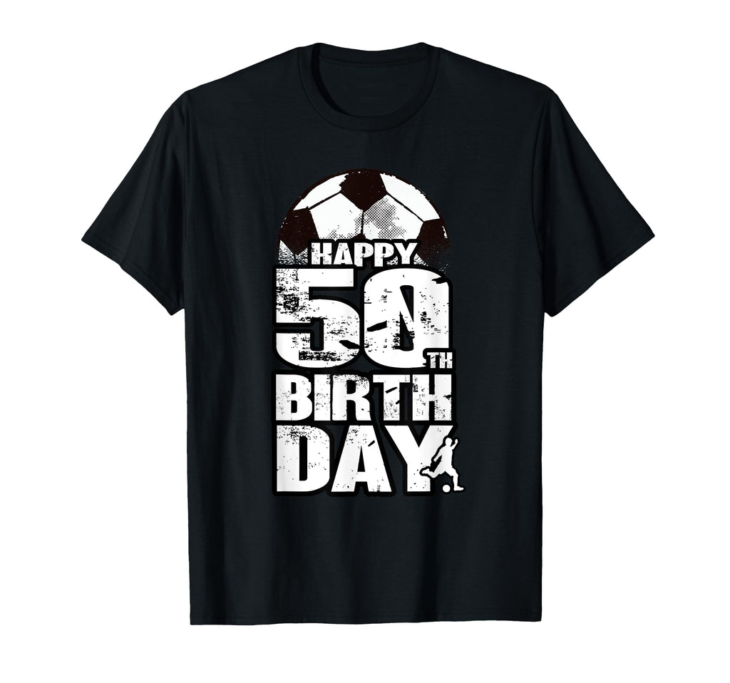 50 Years Old Soccer 50Th Birthday T-Shirt - Minimalist Print Unisex - T-Shirt, Sweatshirt, Hoodie