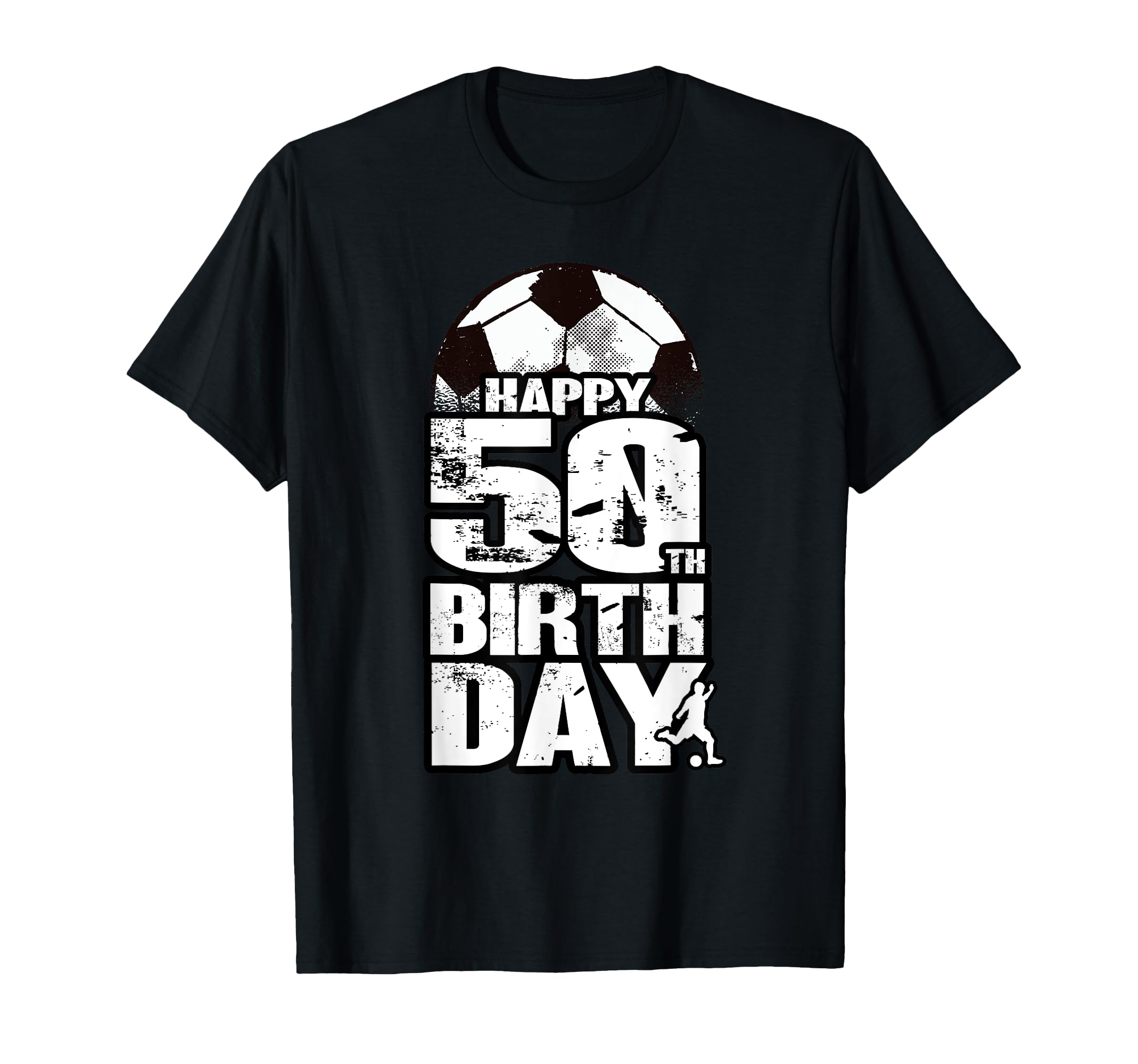 50 Years Old Soccer 50Th Birthday T-Shirt - Minimalist Print Unisex - T-Shirt, Sweatshirt, Hoodie