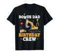 Bonus Dad Birthday Crew Construction T-Shirt - Graphic Print for Adults - T-Shirt, Sweatshirt, Hoodie