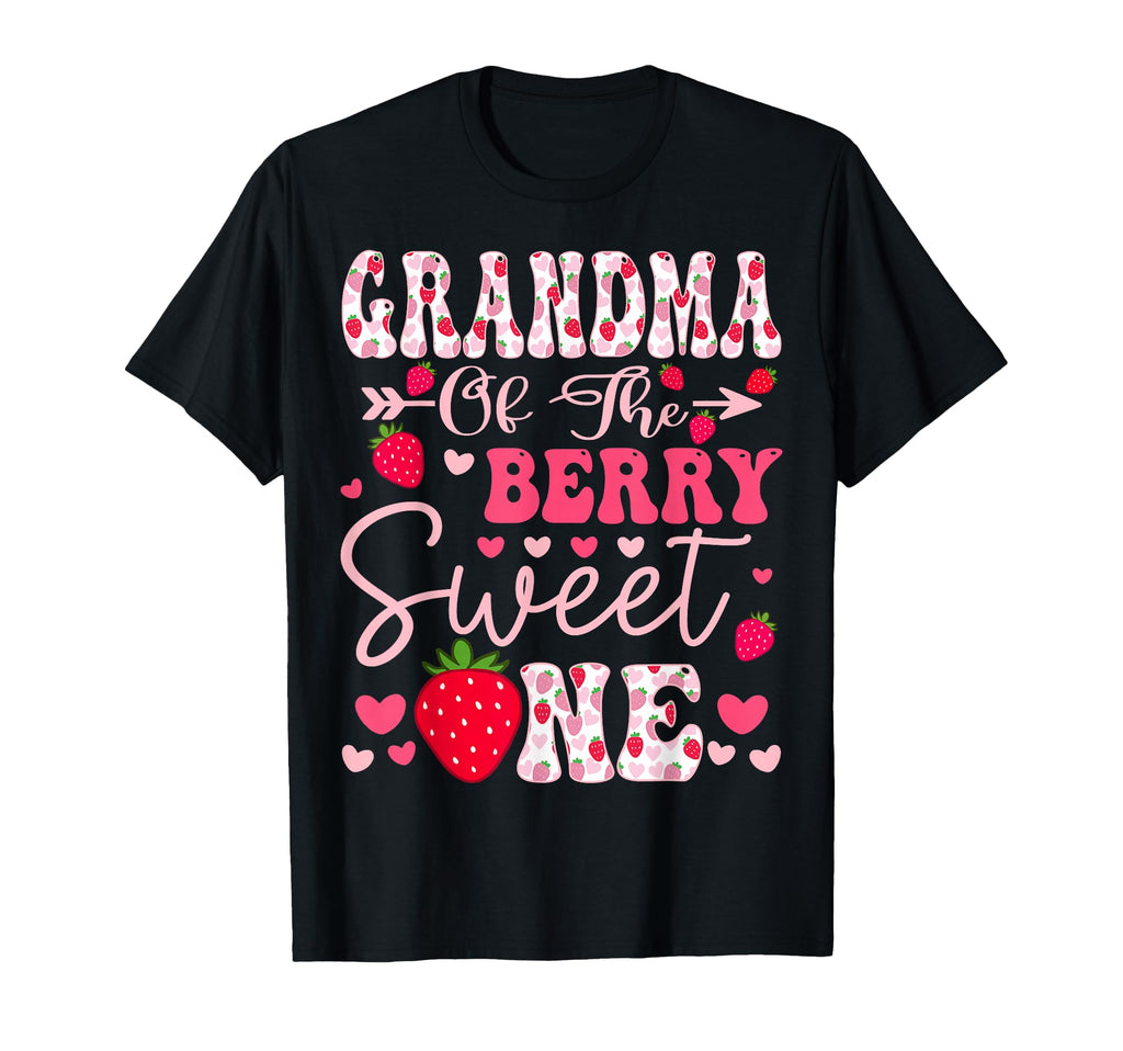 Grandma Berry Sweet One Strawberry 1St T-Shirt - Trendy Graphic Men Women - T-Shirt, Sweatshirt, Hoodie