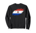 Paraguay Soccer Fan Tattered Flag Sweatshirt - Streetwear Style for Adults - T-Shirt, Sweatshirt, Hoodie