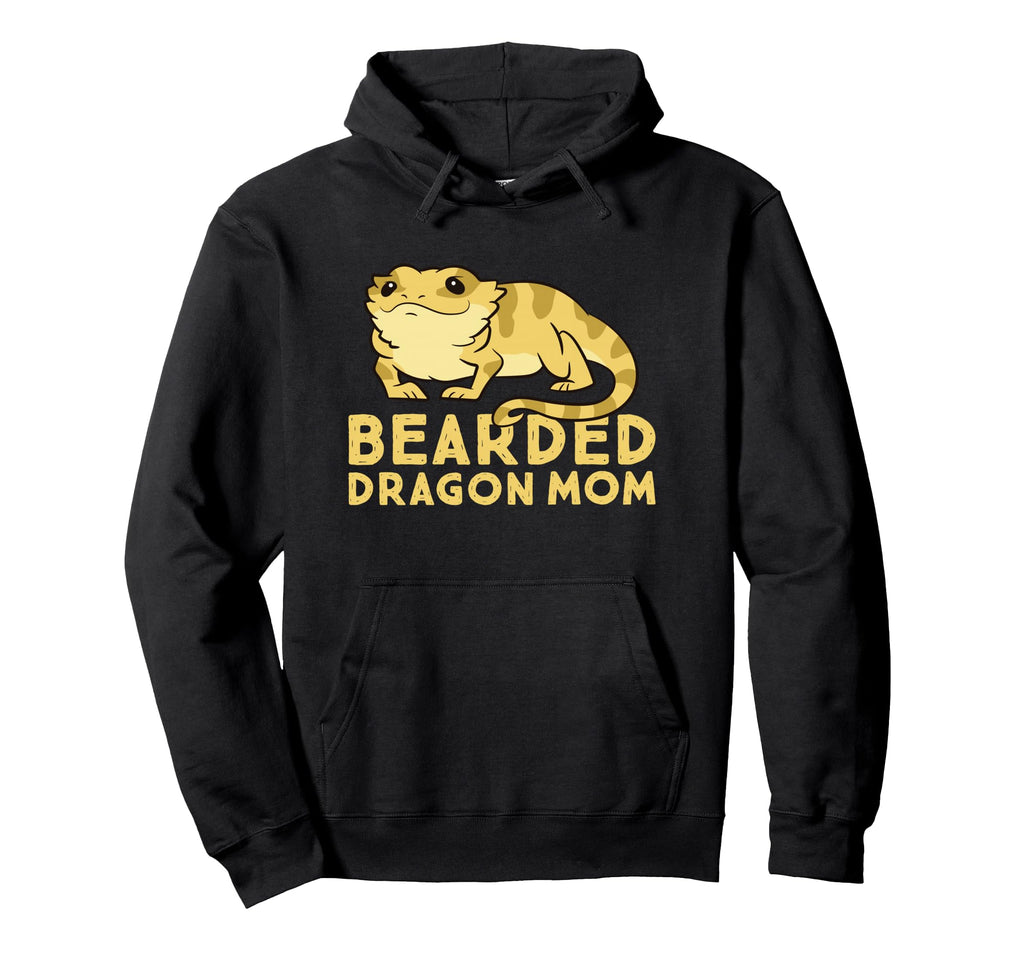Bearded Dragon Mom Lizard Bearded Hoodie - Casual Everyday Wear Men Women - T-Shirt, Sweatshirt, Hoodie