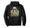 Proud Dad 2024 Valedictorian Class Hoodie - Novelty Apparel for Adults - T-Shirt, Sweatshirt, Hoodie