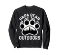 Papa Bear Outdoors Camping Dad Sweatshirt - Trendy Graphic for Adults - T-Shirt, Sweatshirt, Hoodie
