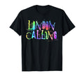 Tie Dye Hippy London Calling T-Shirt - Minimalist Print Men Women - T-Shirt, Sweatshirt, Hoodie