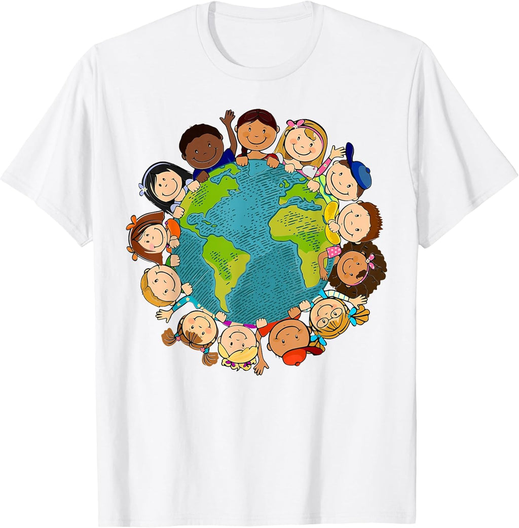 Earth Day Kids Toddler Teacher Cute - Adult & Kids T-Shirts, Sweatshirts & Hoodies apparel design preview 1