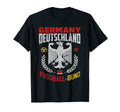 German Football Flag Germany T-Shirt - Fun Novelty Design Men Women - T-Shirt, Sweatshirt, Hoodie