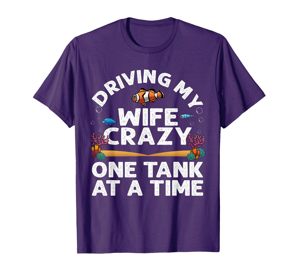 Funny Aquarium Designs Dad Husband Fish T-Shirt - Graphic Print for Adults - T-Shirt, Sweatshirt, Hoodie
