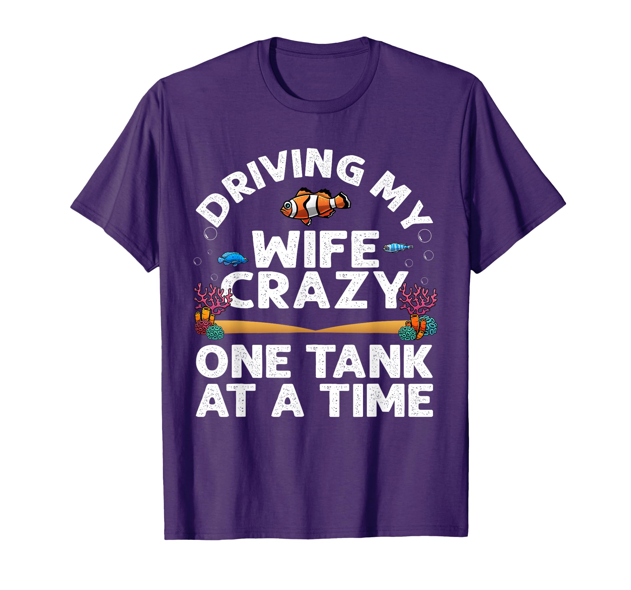 Funny Aquarium Designs Dad Husband Fish T-Shirt - Graphic Print for Adults - T-Shirt, Sweatshirt, Hoodie