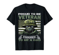 Proud To Be Veteran Prouder To Be Dad T-Shirt - Trendy Graphic Men Women - T-Shirt, Sweatshirt, Hoodie