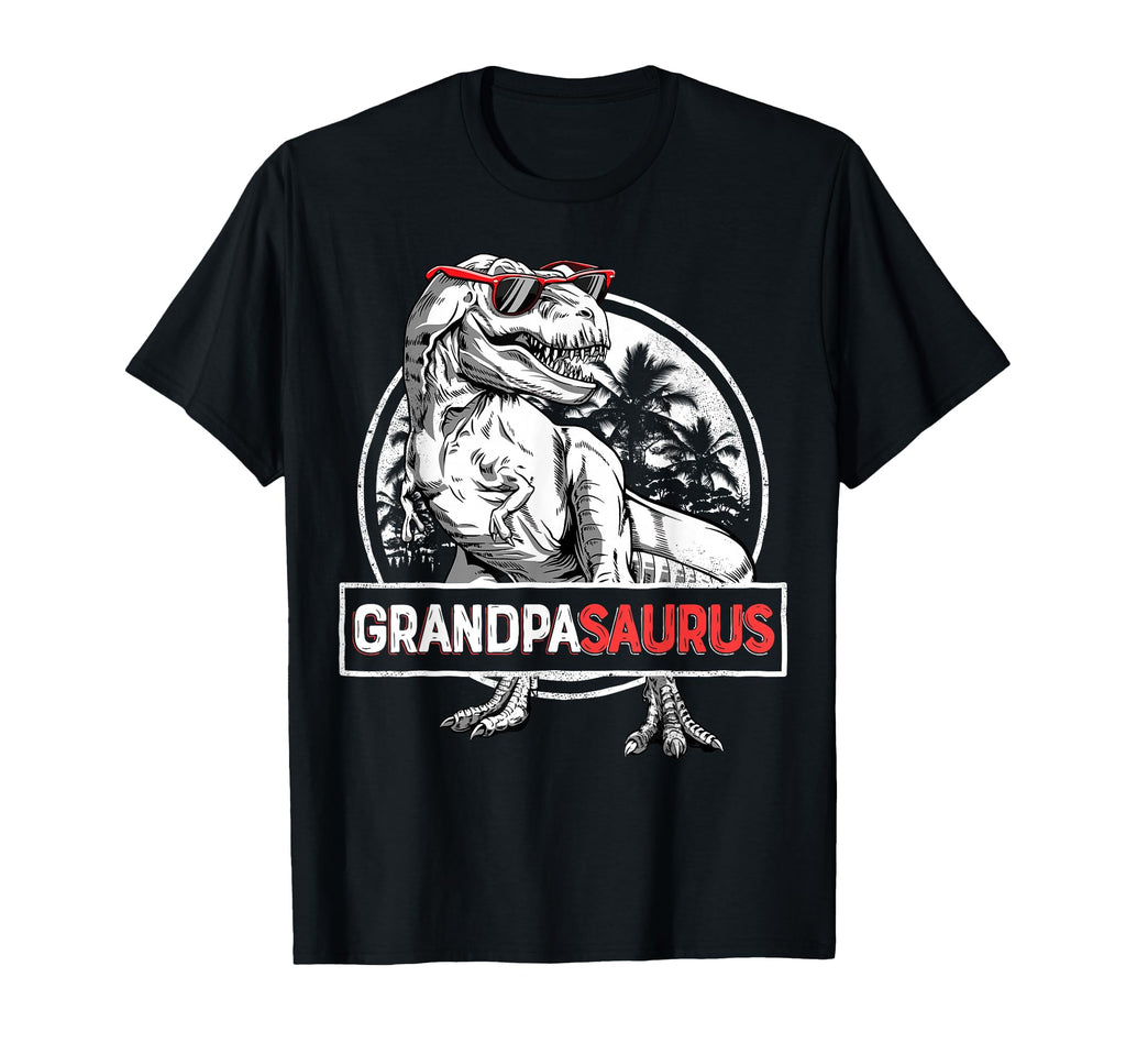 Grandpasaurus T Rex Dinosaur Grandpa T-Shirt - Custom Art Print Men Women - T-Shirt, Sweatshirt, Hoodie